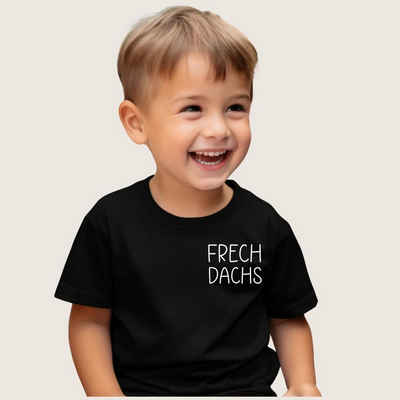Lounis Print-Shirt Frechdachs - Kinder T-Shirt - Shirt mit Spruch - Babyshirt