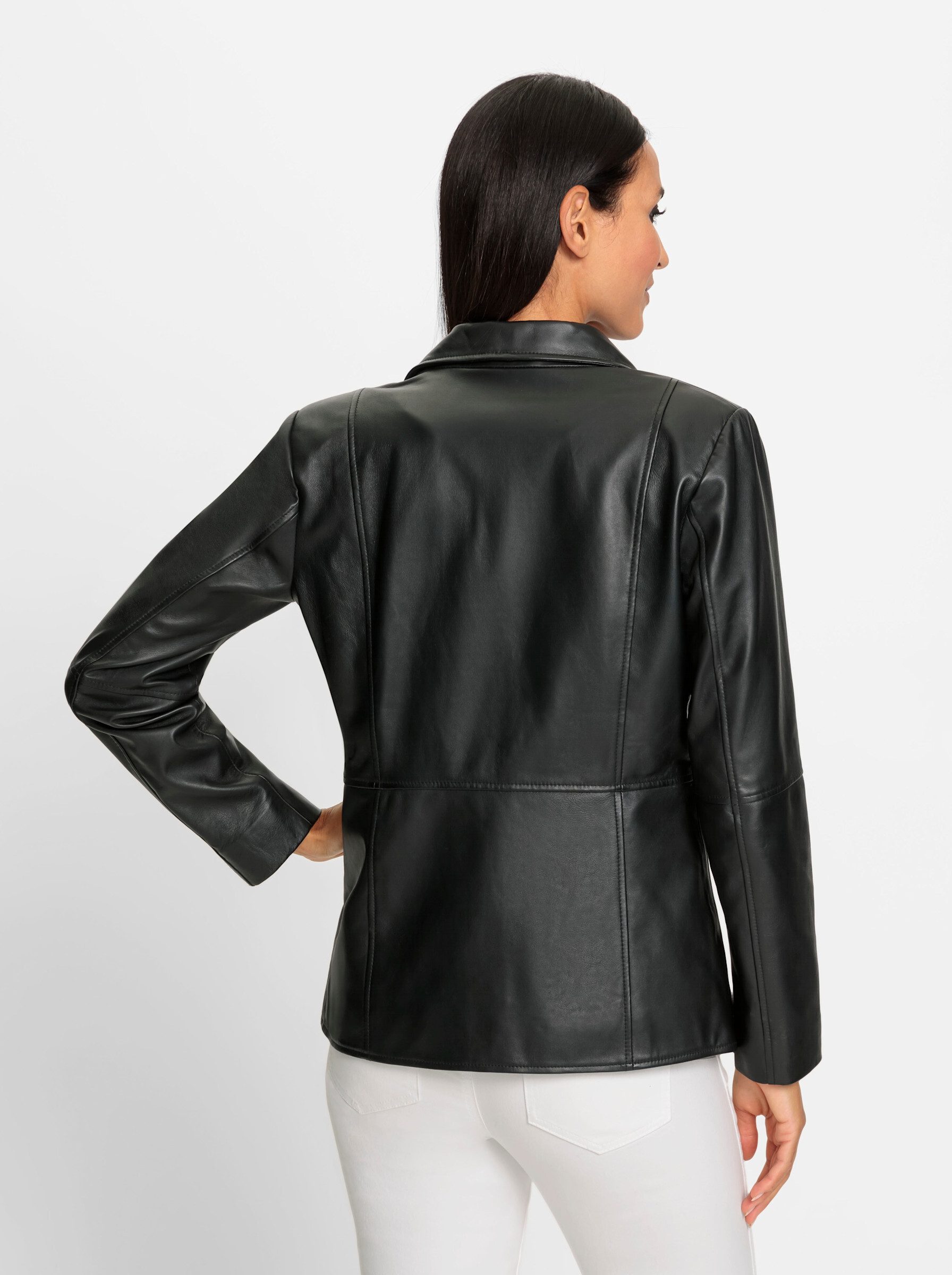 heine Allwetterjacke Leder-Jacke günstig online kaufen