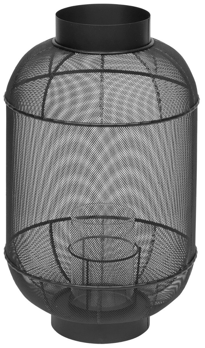 Broste Copenhagen Laterne Bull Laterne Metall/Glas black 50 cm