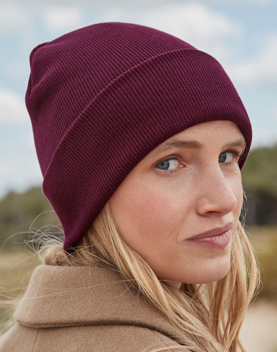 Beechfield® Bommelmütze Organic Cotton Original Cuffed Beanie - 100% Bio-Ba günstig online kaufen