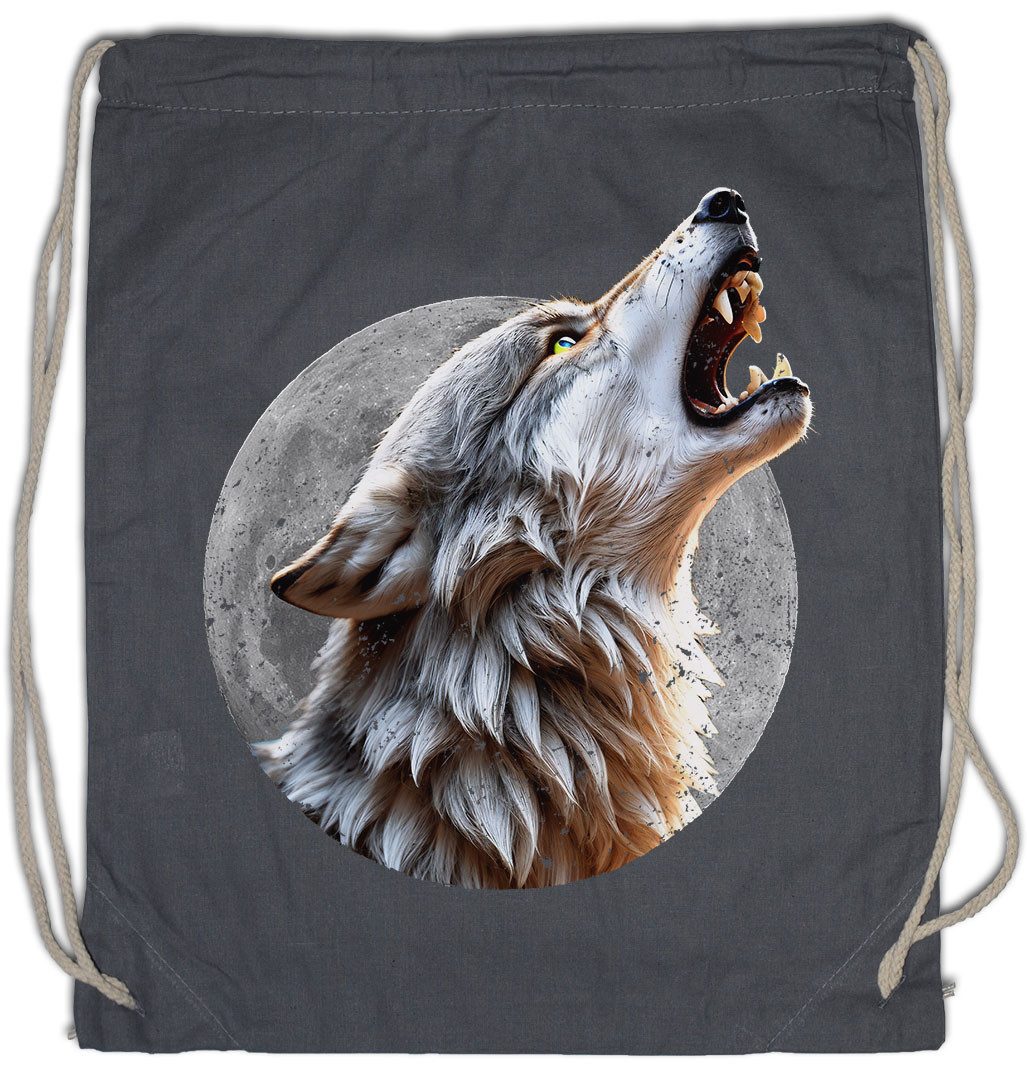 Urban Backwoods Turnbeutel Wolf Full Moon Turnbeutel Mond Wölfe Werwolf Wolves Werewolf Vollmond (1-tlg), Eclipse The Howling Das