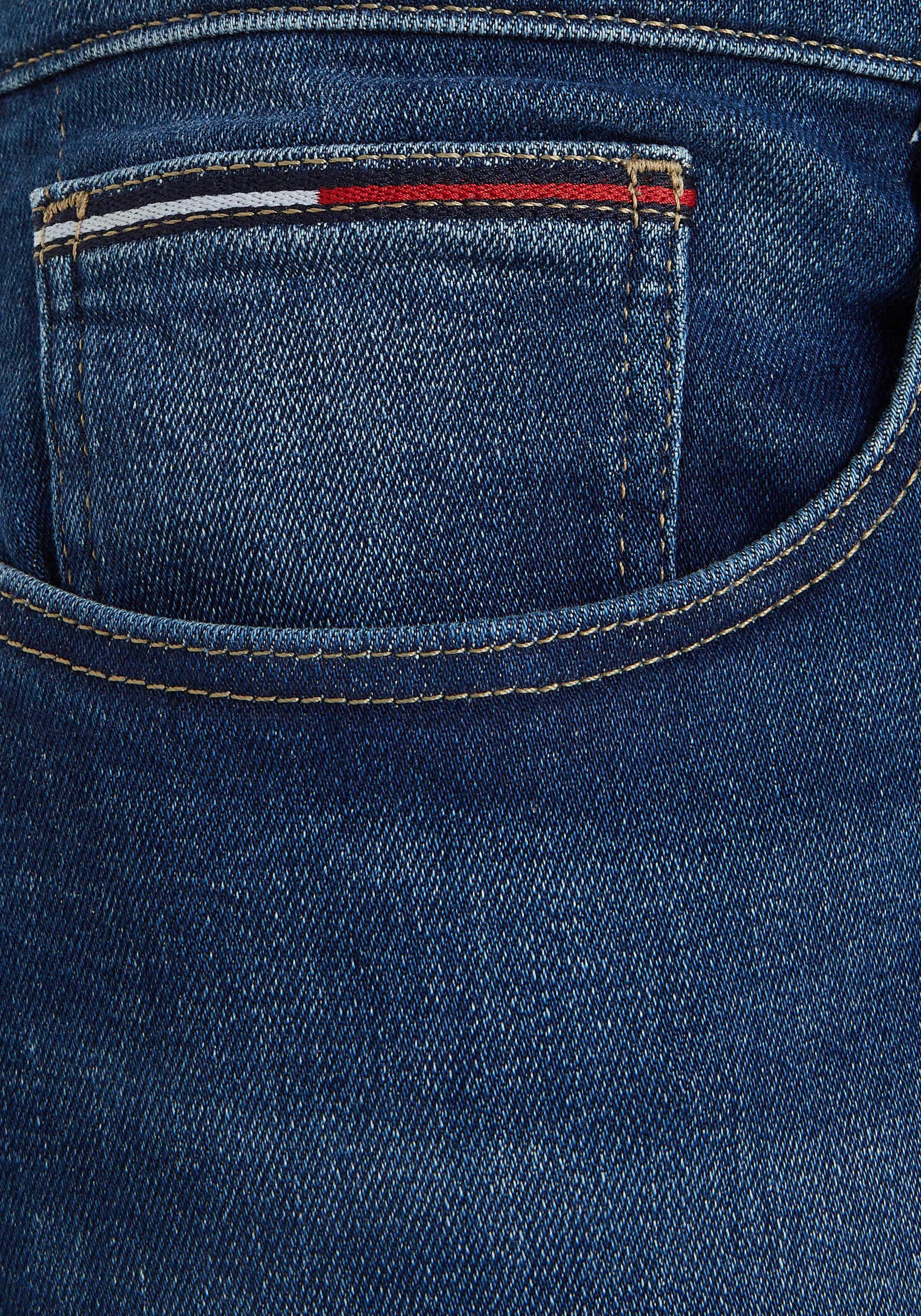 Lederbadge mit SLIM AUSTIN Slim-fit-Jeans denim Tommy Jeans medium TPRD