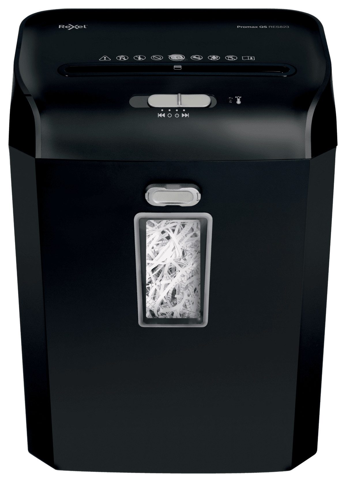 REXEL Reißwolf ProMax RES823, Streifenzerkleinerung, 22 cm, 6 mm, 23 l, 160 Blätte...