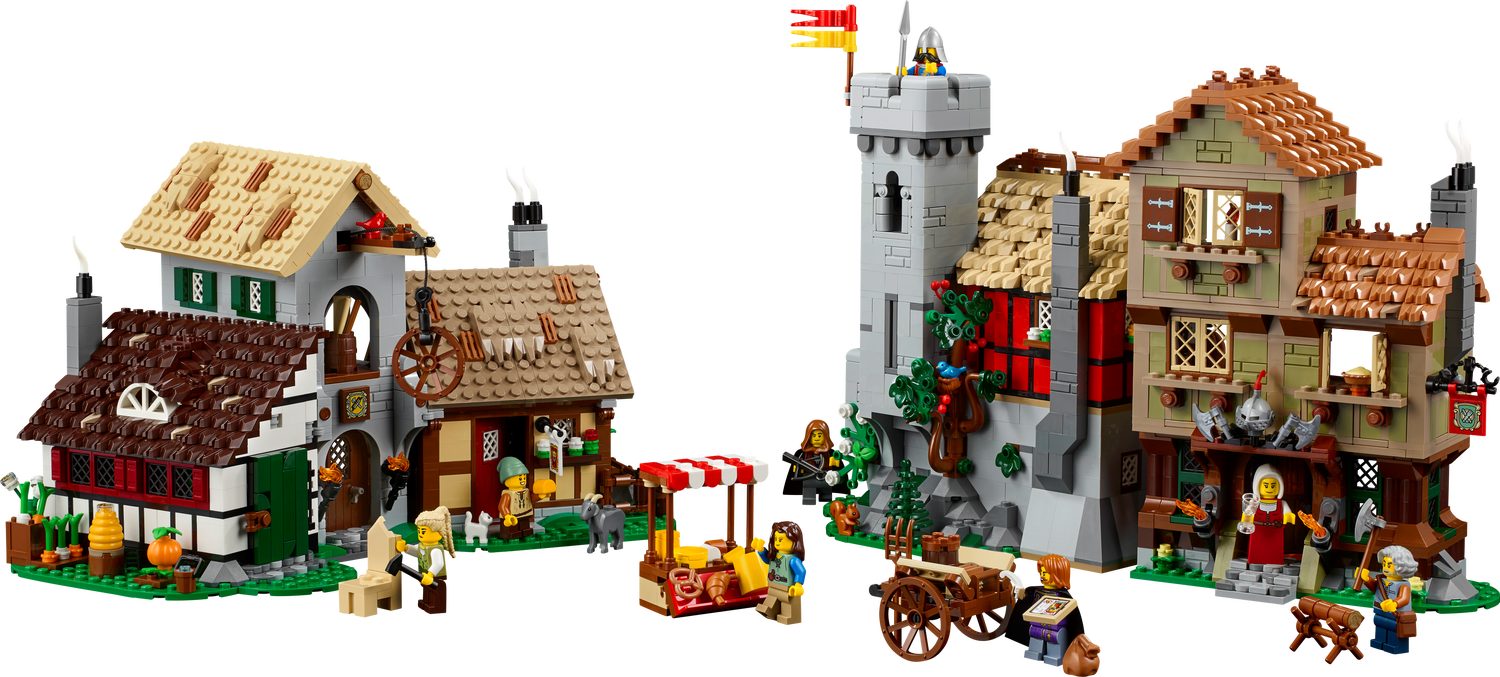 LEGO® Icons 10332 Mittelalterlicher Stadtplatz Spielbausteine, (Set, 3304 S günstig online kaufen