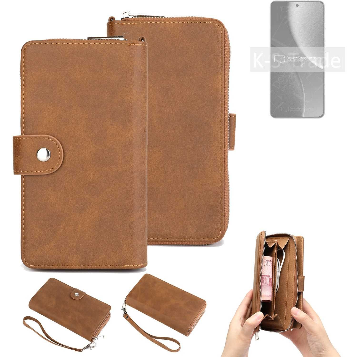 K-S-Trade Handyhülle für Xiaomi 15 Ultra China, Handyhülle Schutzhülle & Portemonnee Tasche Handytasche Case Etui