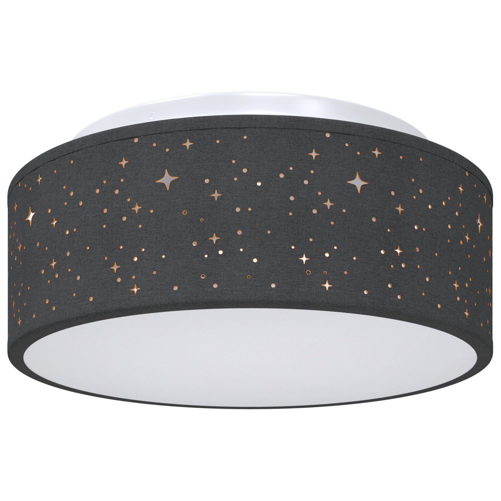 vidaXL Deckenleuchte Deckenleuchten mit Sternenhimmel Schwarz günstig online kaufen