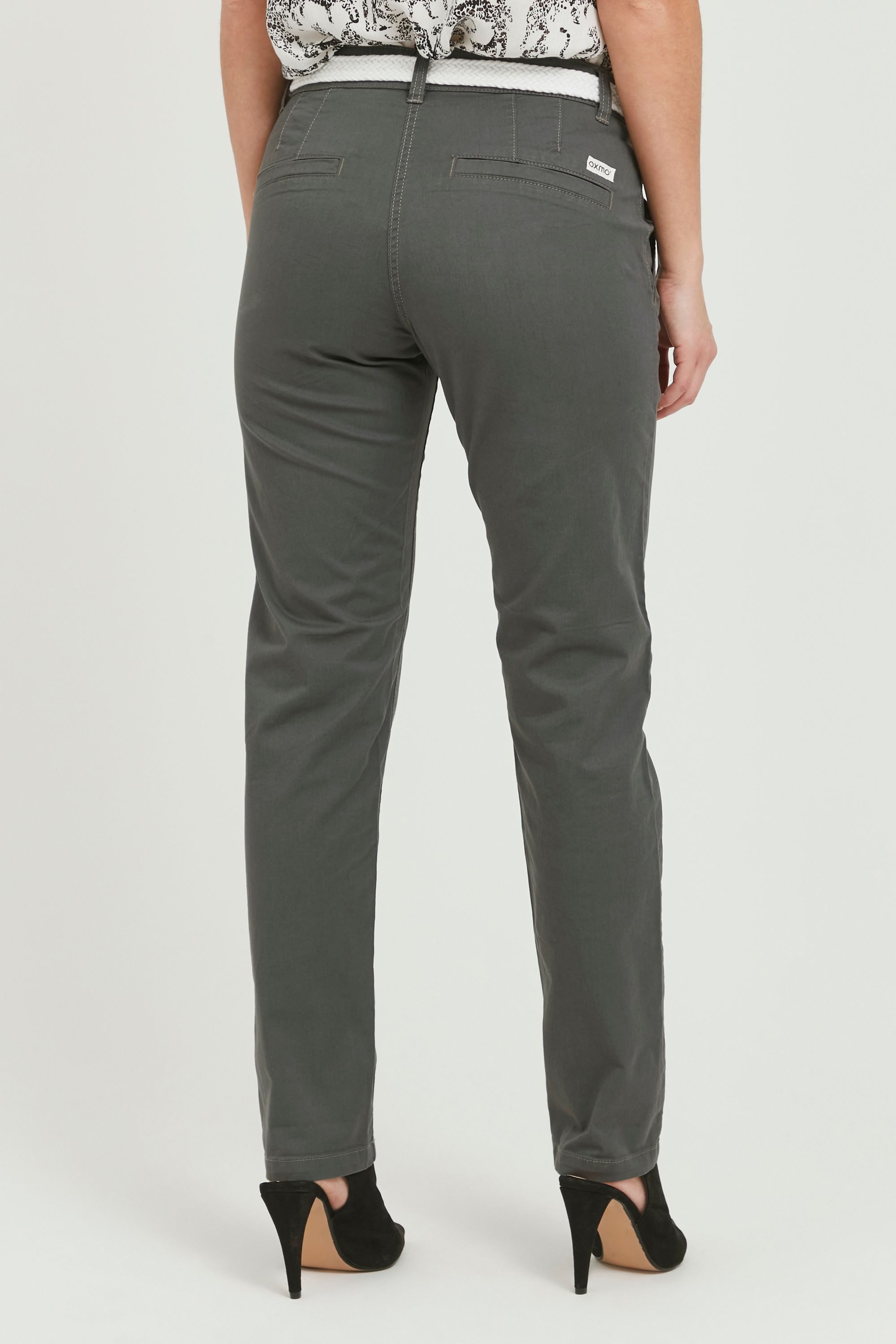 OXMO Chinohose OXChakira Stoffhose inkl. Gürtel - Regular Fit