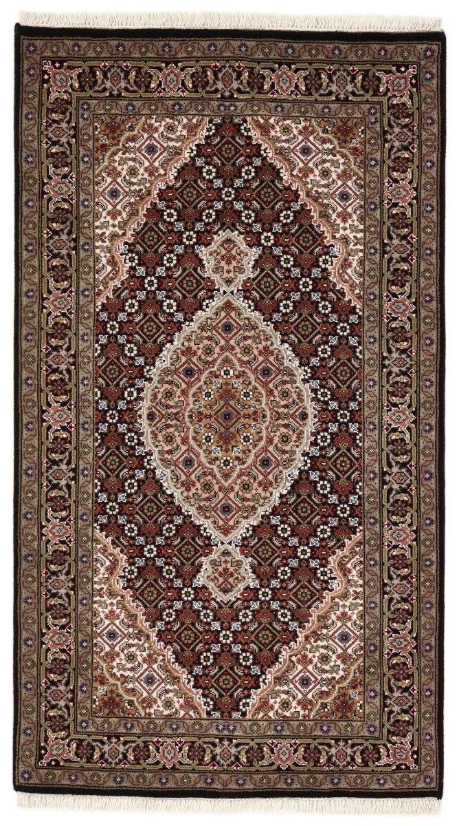 Orientteppich Indo Täbriz 93x166 Handgeknüpfter Orientteppich, Nain Trading, rechteckig, Höhe: 12 mm
