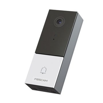 Foscam VD1 4 MP Dual Band WLAN Videotürklingel Smart Home Türklingel (Außenbereich, Innenbereich, P2P-Funktion, Echtzeit-Alarm, 2-Wege-Audio, Wetterfest IP65, Ultra-Weitwinkelobjektiv)