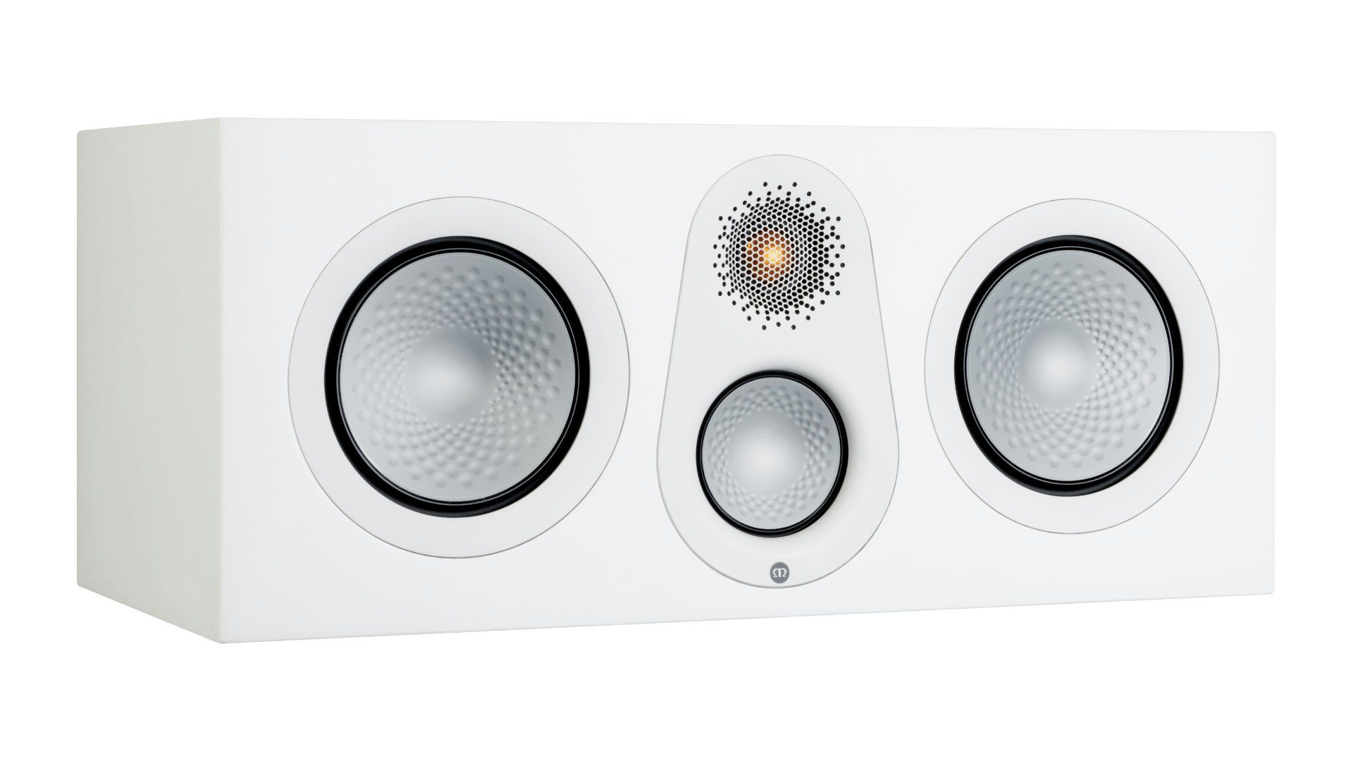 Heimkino) W, 250 Lack 200 (ohne Netzwerk, Center-Lautsprecher Center-Speaker MONITOR Silver Seidenmatt / Center-Lautsprecher AUDIO (7G), Echtholzfurnier Weiß