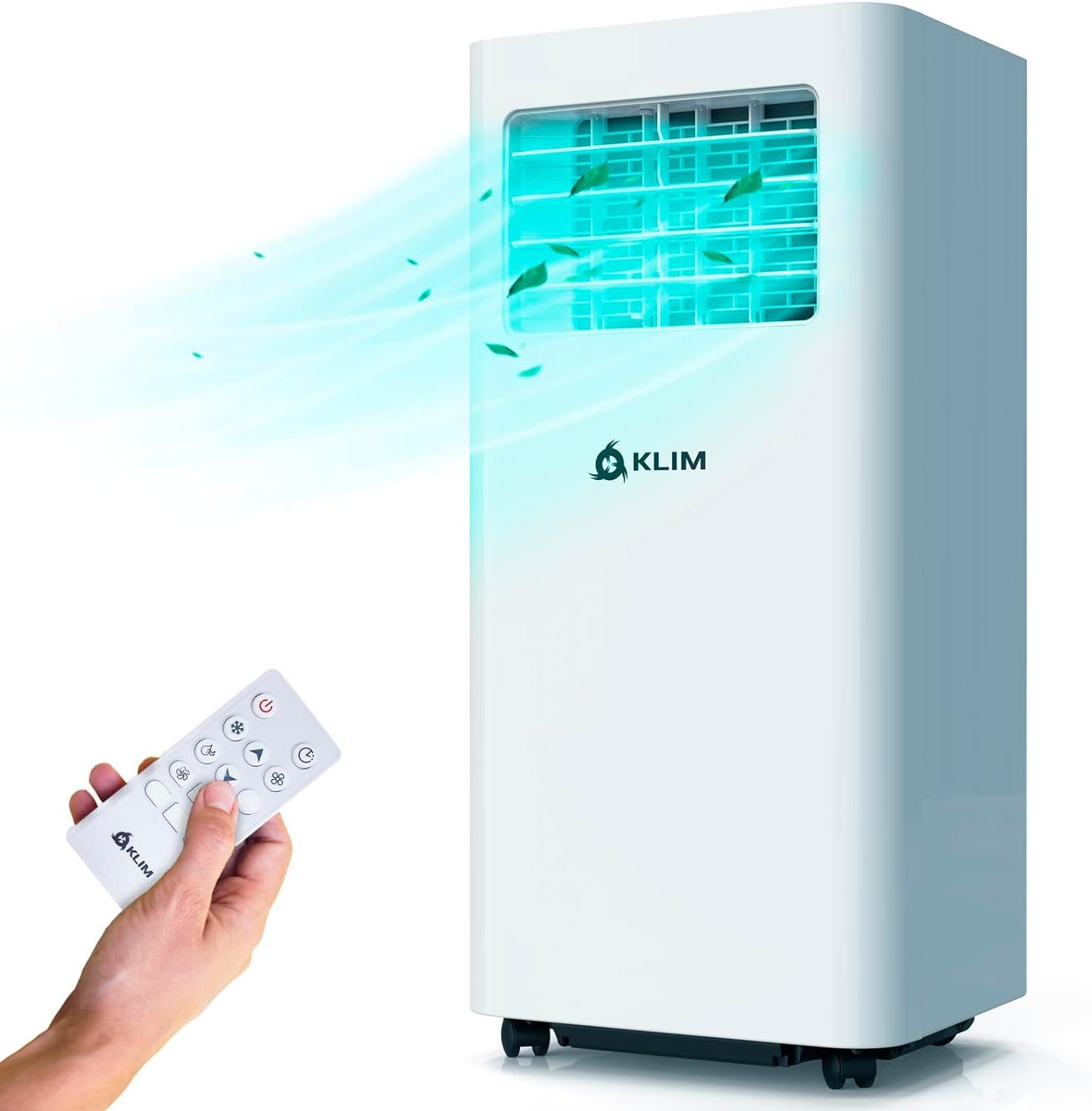 KLIM 3-in-1-Klimagerät K9000, 9000 BTU tragbare Klimaanlage, Entfeuchtung, Ventilator und Kühlmodus