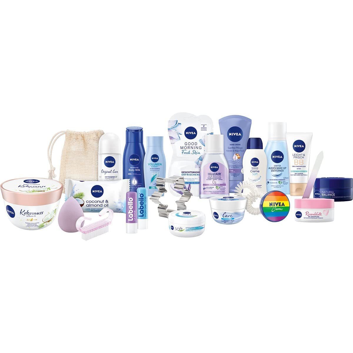 mit Weihnachtskalender Adventskalender Adventszeit Nivea Verwöhnmomente, Pflegeprodukten & Accessoires, 24 einzigartige für Pflegeset ausgewählten, die