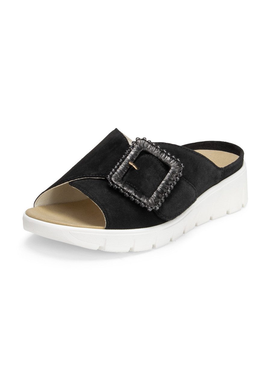 vitaform Damenschuhe Pantolette Veloursleder Pantolette günstig online kaufen