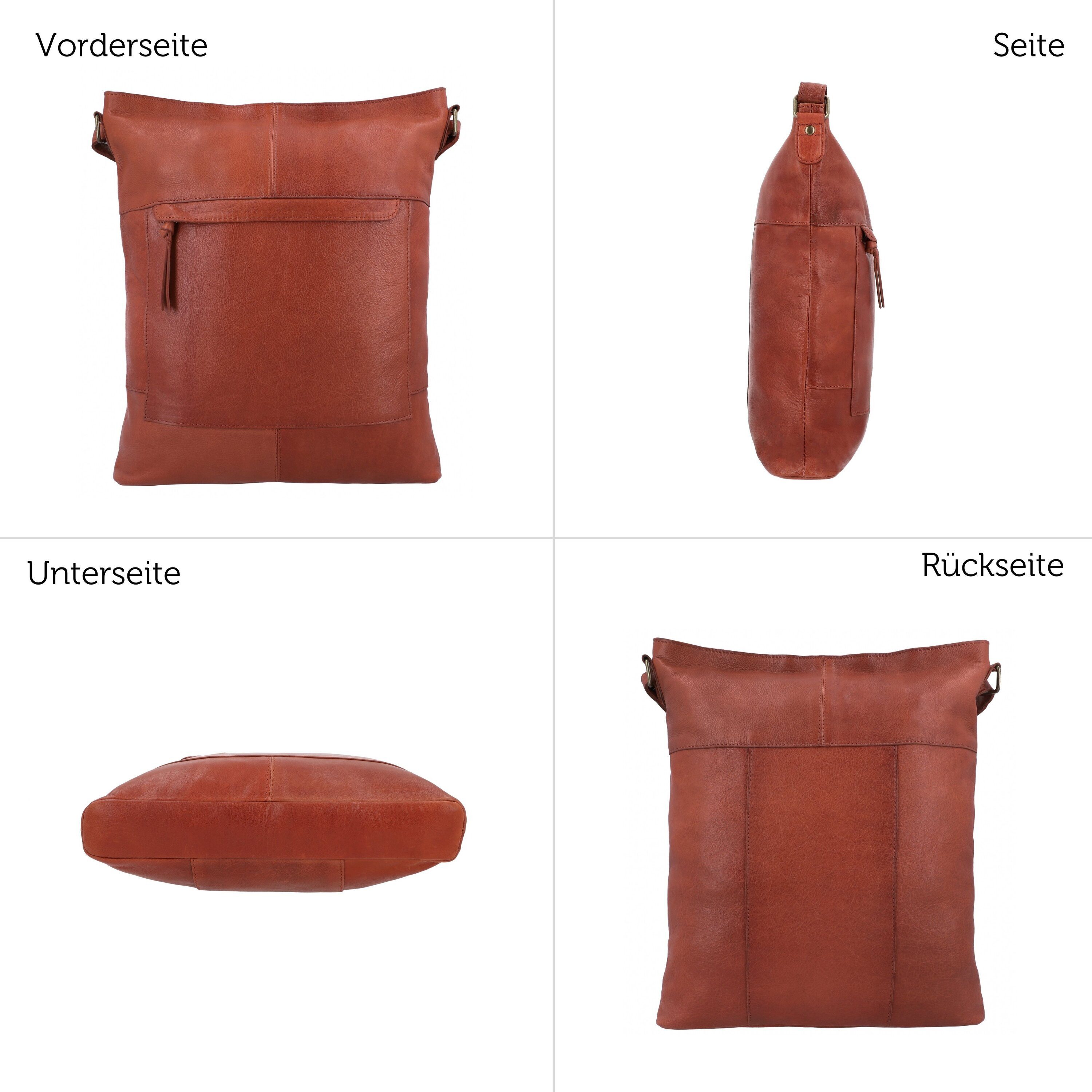 Gusti Leder Handtasche Gusti Leder Umhängetasche Maola (1-tlg)