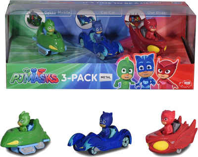 Dickie Toys Spielzeug-Auto PJ Masks 3-Pack, (Set, 3-tlg)