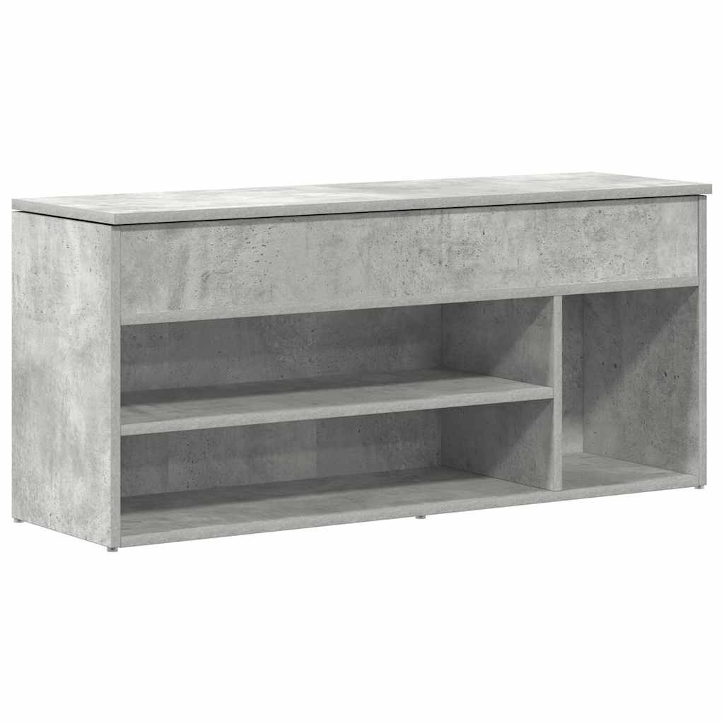 vidaXL Schuhregal Schuhbank Betongrau 102x30,5x45 cm günstig online kaufen