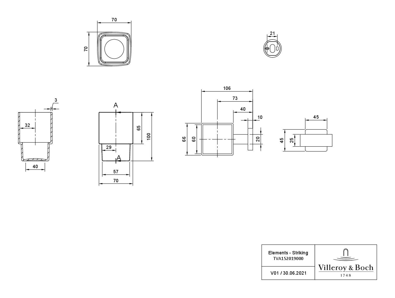 Villeroy & Boch Zahnputzbecher Elements - günstig online kaufen