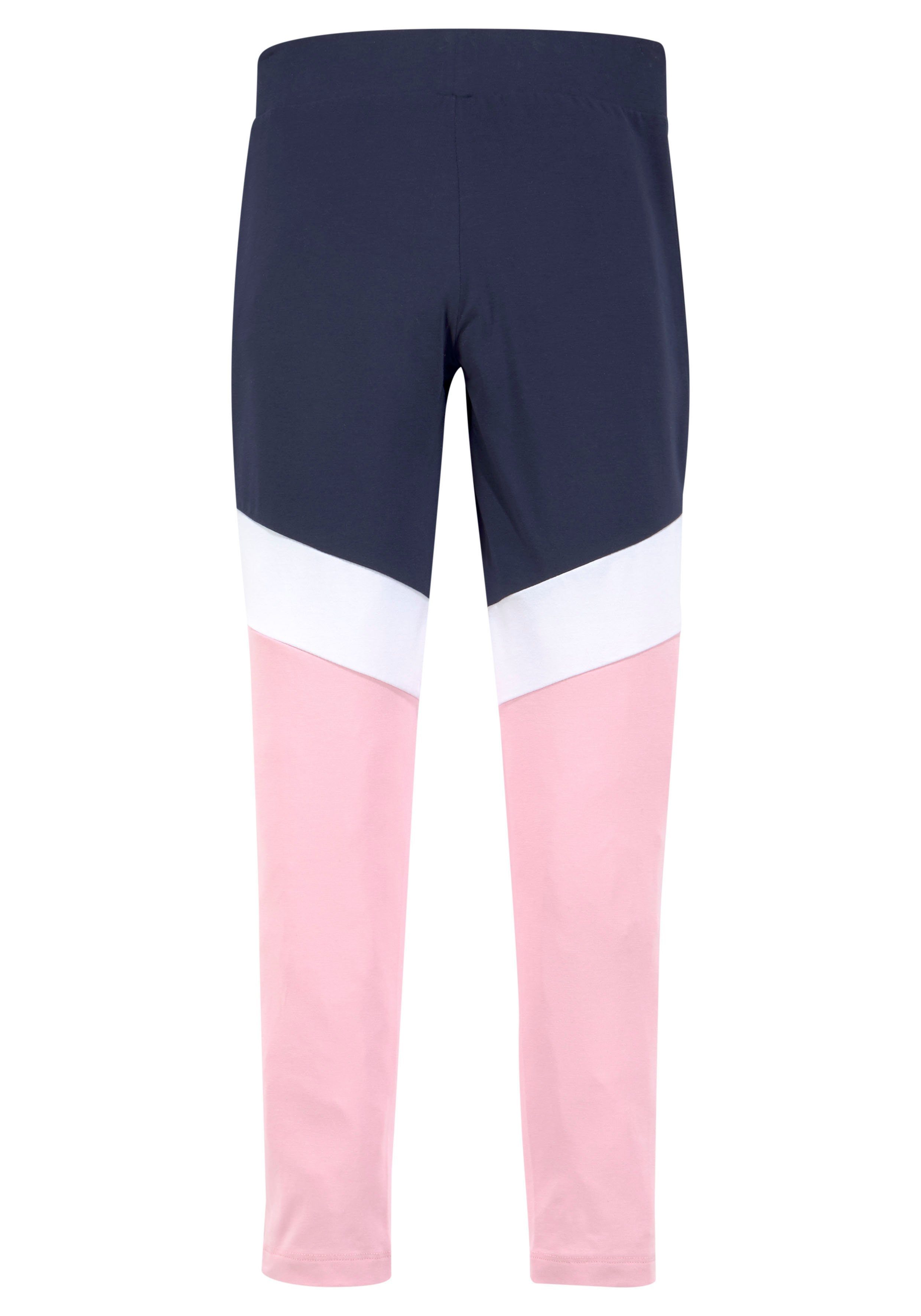 KangaROOS Leggings mit colorblocking Einsätzen mit schönen Kontrasteinsätzen