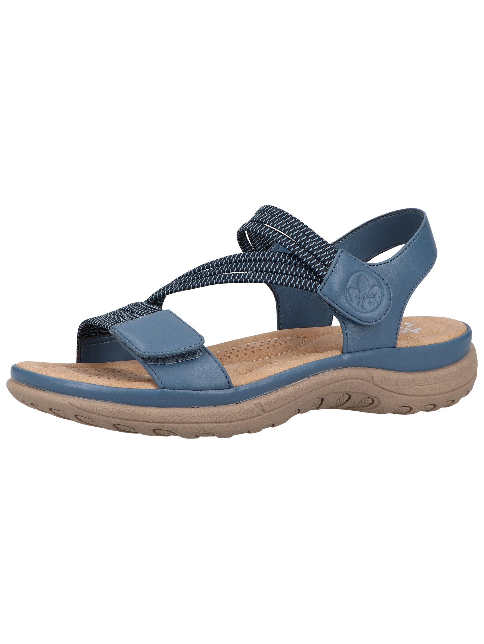 Sandalen Lederimitat/Textil . Riemchensandalette