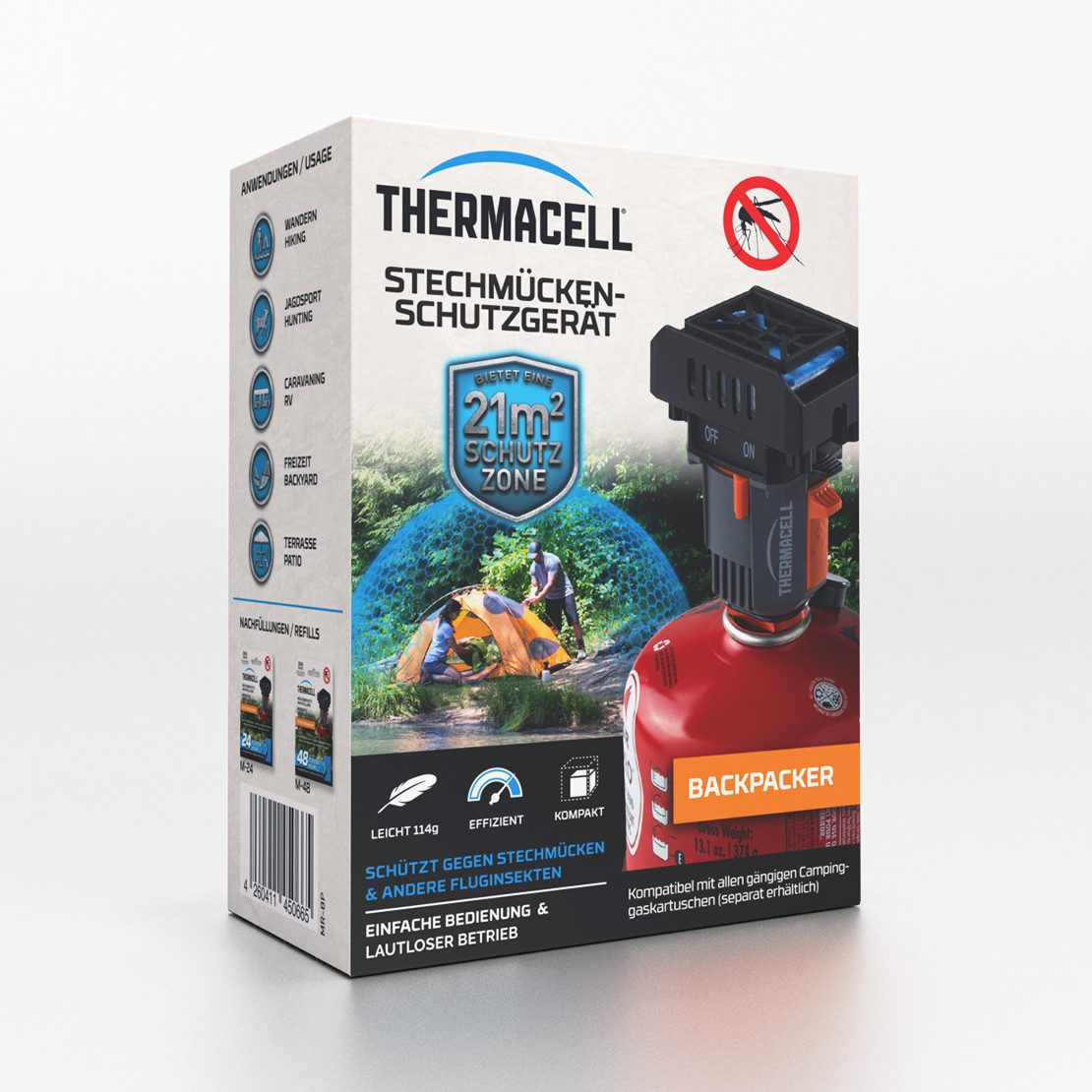 ThermaCell Insektenvernichter MR-BP Backpacker OHNE WIRKSTOFFPLÄTTCHEN