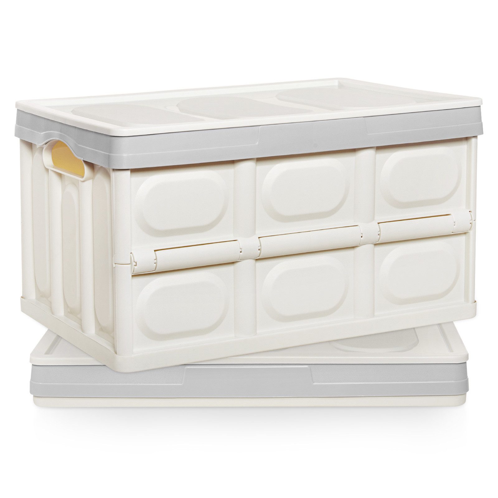 Yorbay Stapelbox Klappboxen (2 St) Faltbar Aufbewahrungsbox, Für Kleidung, Spielzeug, Bücher