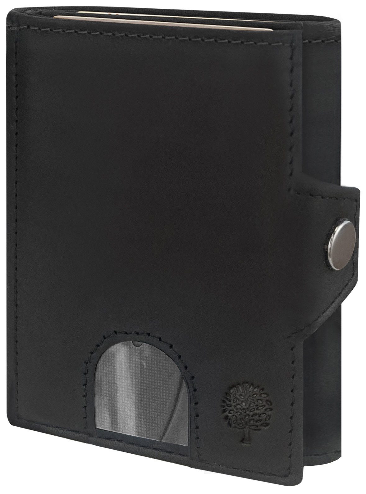 Frentree Geldbörse Herren klein, Slim Wallet mit Münzfach & RFID Schutz, Le günstig online kaufen