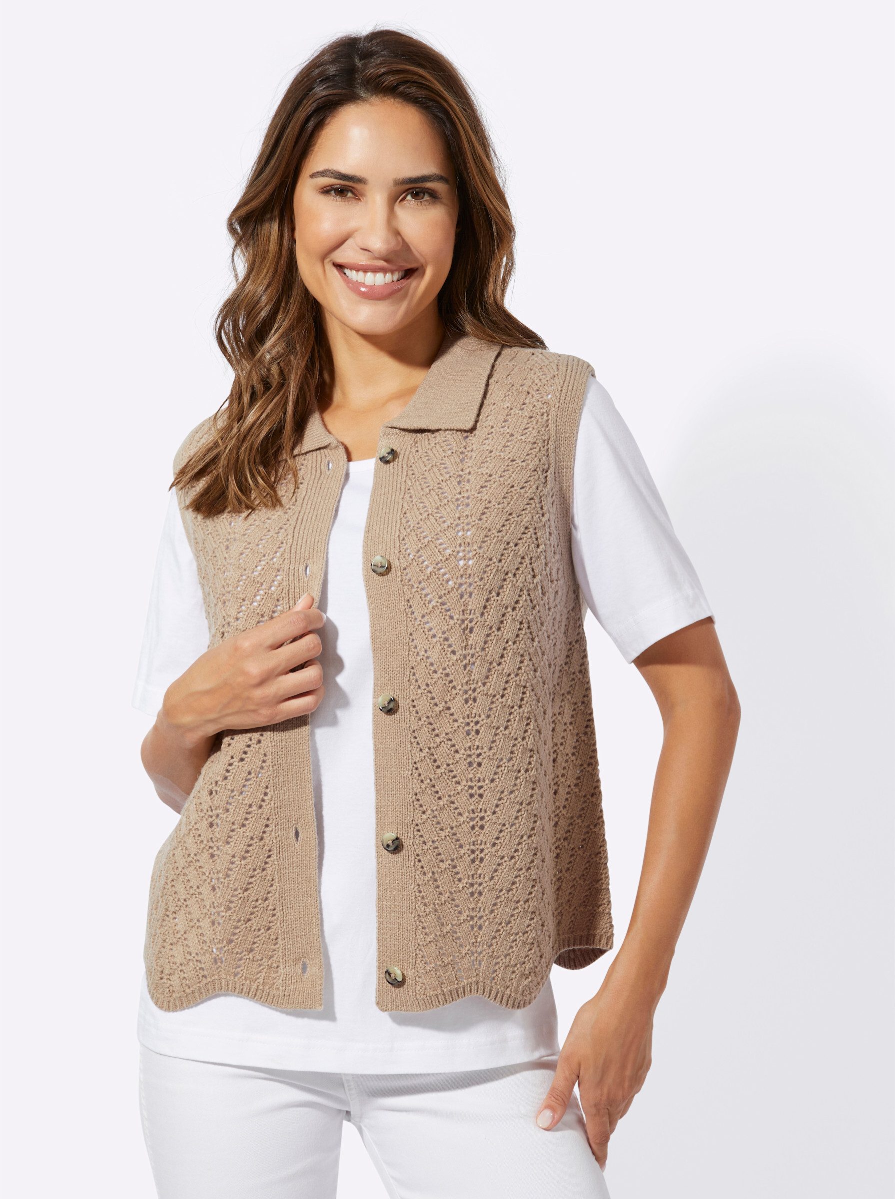 Sieh an! Strickweste Strickweste günstig online kaufen