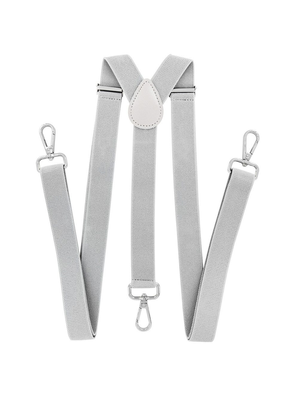 axy Hosenträger Herren Hosenträger 3 robusten Karabiner Verschluss 2,5 cm breit Y-Form verstellbar und elastisch 120cm Lang