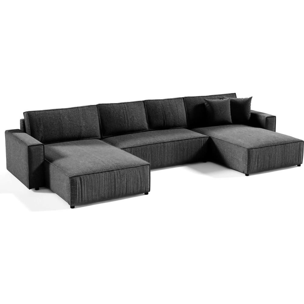 Beautysofa Ecksofa U-Form Parys, mit Schlaffunktion, günstig online kaufen