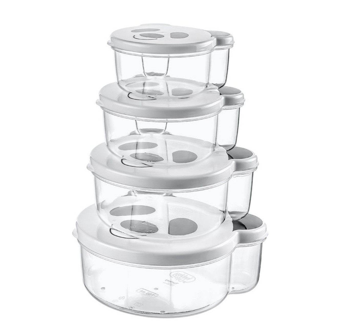 B-Home Aufbewahrungsdose für Kinder - 4er Set mit Tiermotiven, BPA-Frei & stapelbar (4 St)