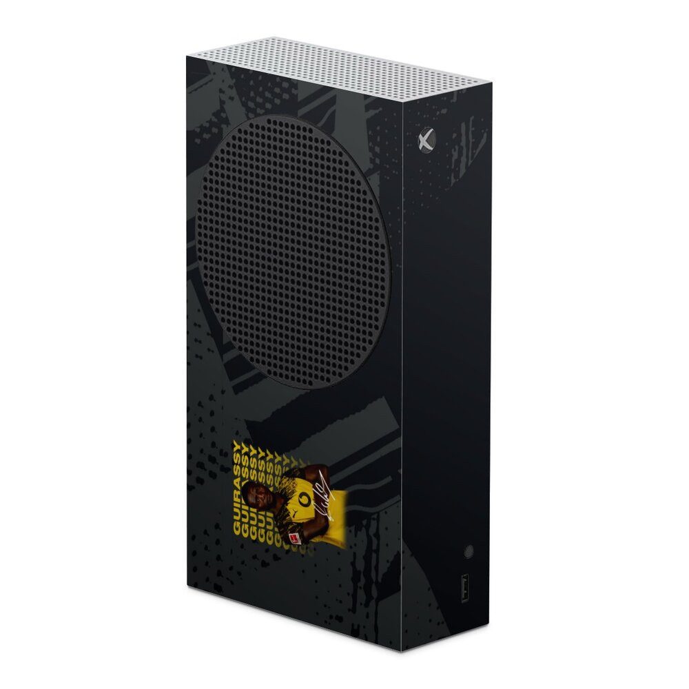 DeinDesign Konsolen-Cover Borussia Dortmund Serhou Guirassy BVB Serhou Guirassy 25/26, Microsoft Xbox Series S Skin Aufkleber Sticker Folie