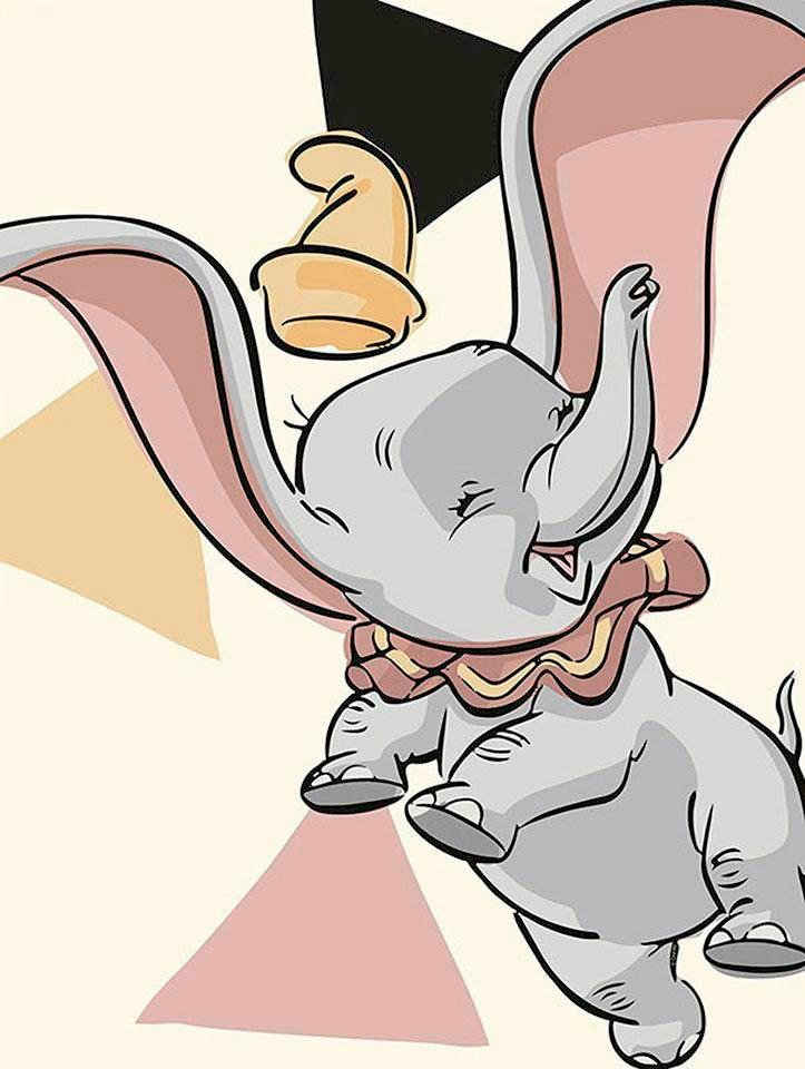Komar Poster Dumbo Angles, Disney, Höhe: 70cm