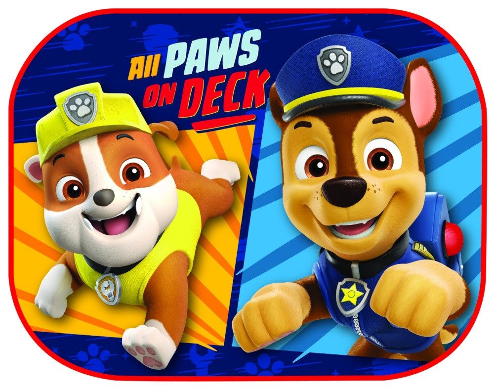Seven Polska Autosonnenschutz PAW PATROL Boys POWER Auto Sonnenschutz, Schattenspender, 2 Stück, 44 x 35 cm