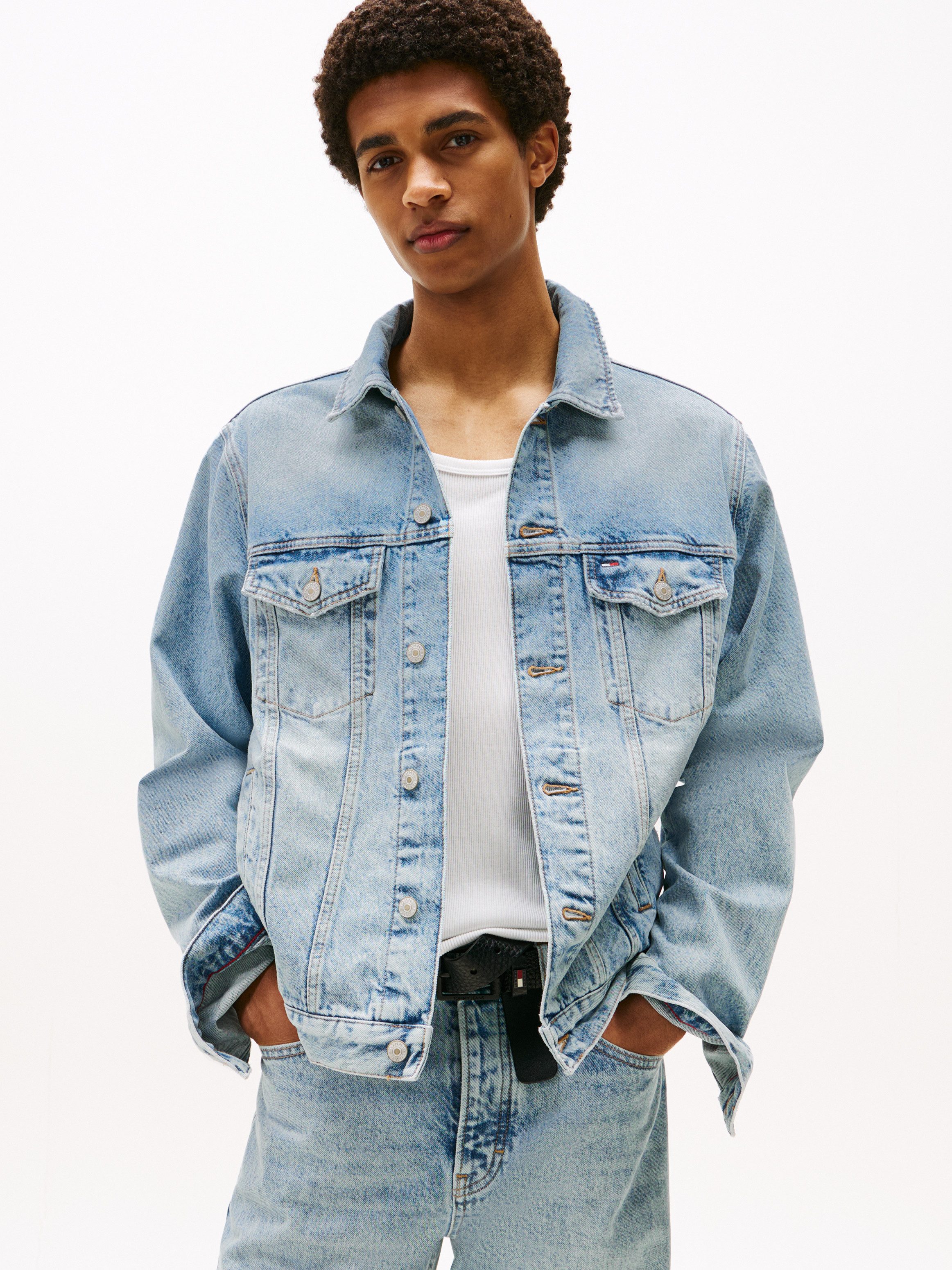 Tommy Jeans Jeansjacke RYAN RGLR TRCKR günstig online kaufen