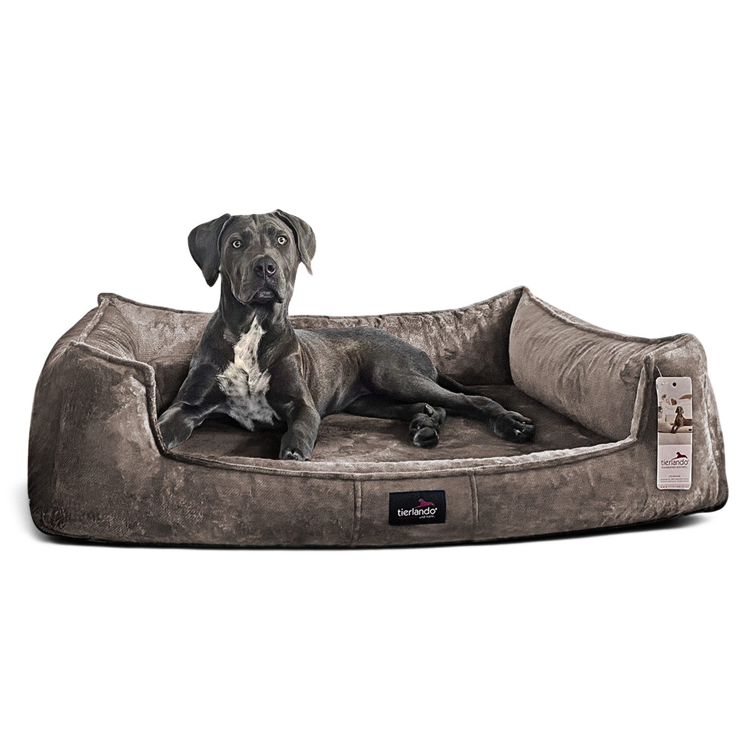 tierlando® Tierbett Orthopädisches Hundebett FRANKLIN Kuscheliger Teddy-Sto günstig online kaufen