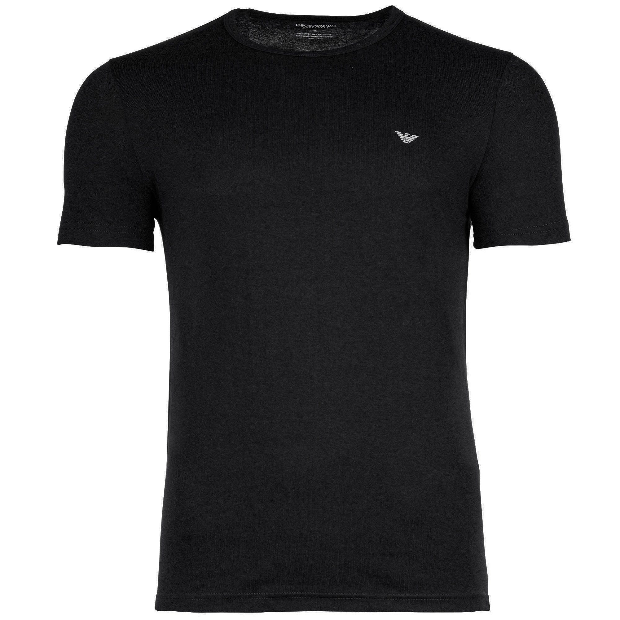 Emporio Armani T-Shirt Herren T-Shirt 2er Pack Viskose (Packung, 2er Pack)