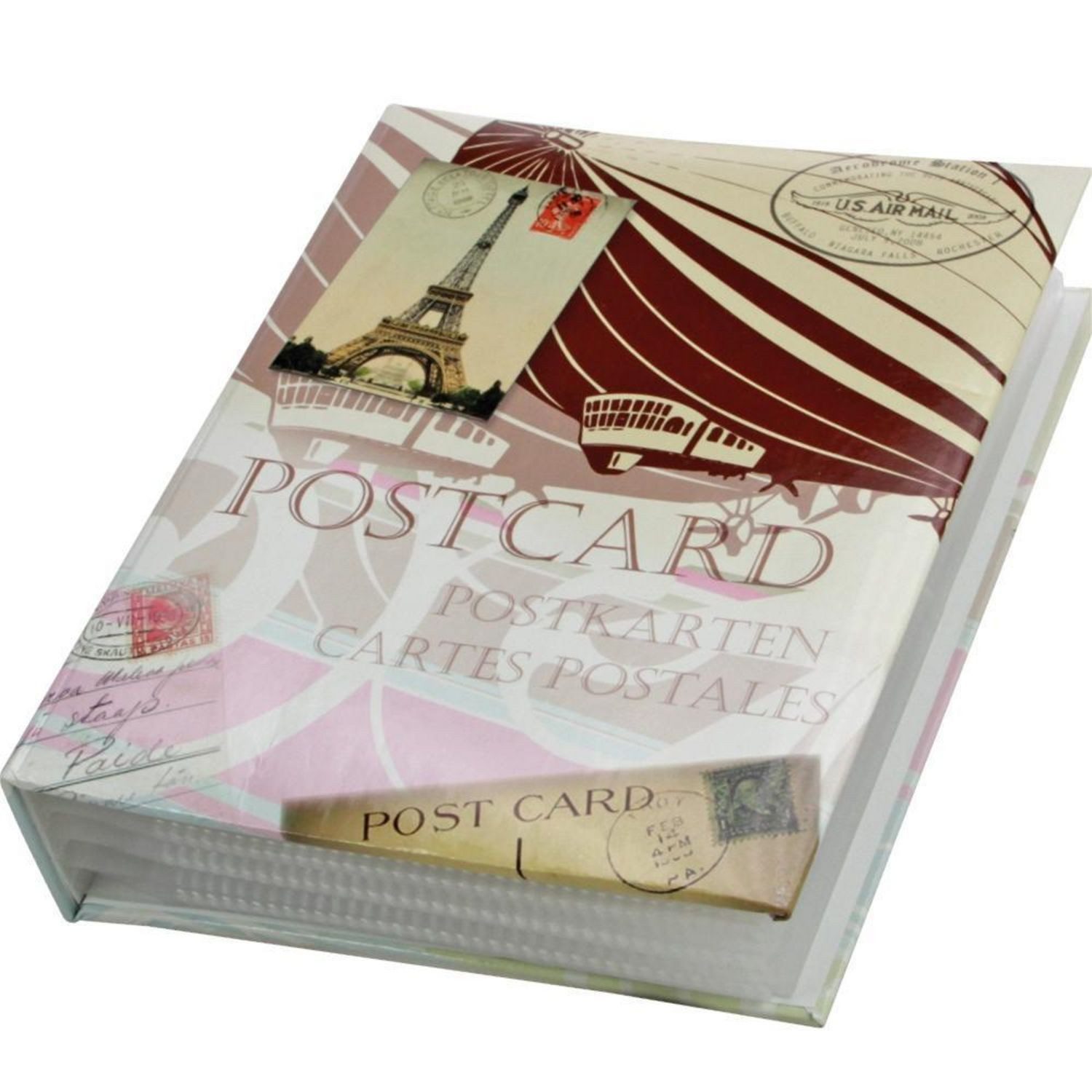 Postkartensammelalbum RETRO. Mit 50 Folienblättern. Gebunden. Format c / diverse