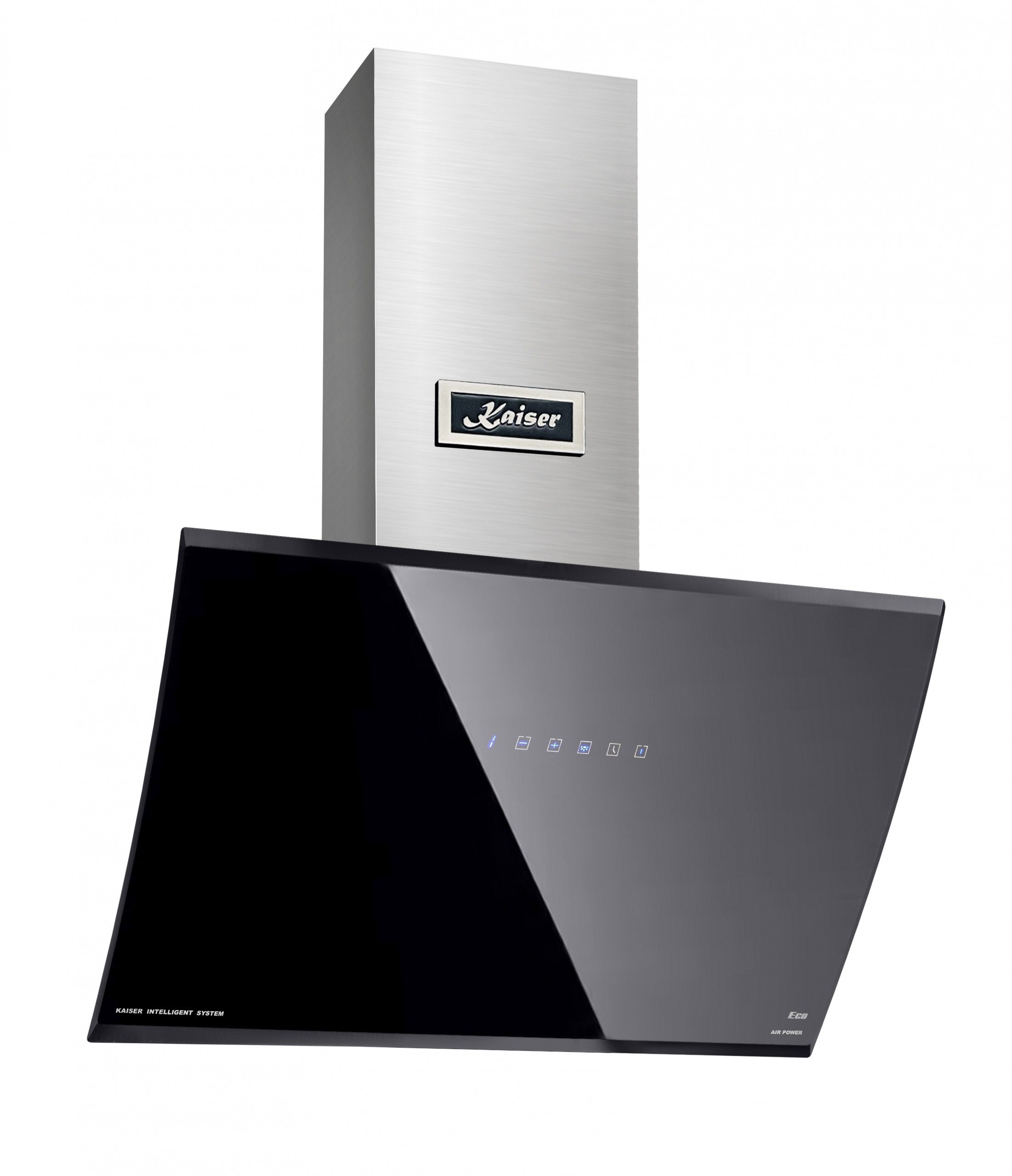 Kaiser Küchengeräte Wandhaube AT 6488 F. Dunstabzugshaube kopffrei 60 cm, 1250 m³/h, Edelstahl Glas AT 6488 F. Dunstabzugshaube kopffrei 60 cm, 1250 m³/h, Edelstahl Glas