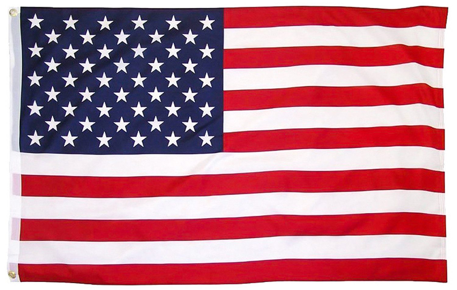 Lobwerk Flagge USA America Flagge mit Ösen Fahne150x90 Metalösen Wetterfest Fahnenmas