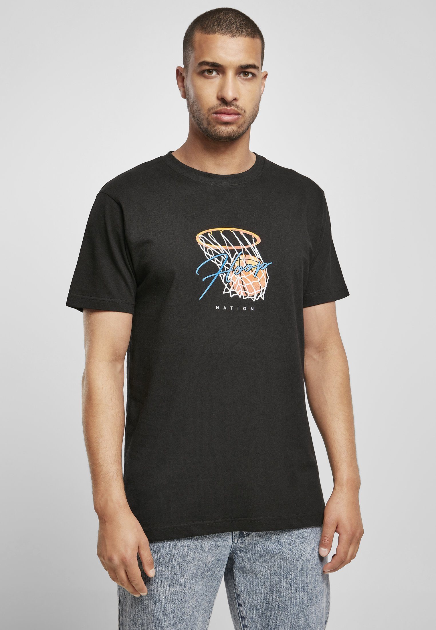 MisterTee Kurzarmshirt Herren Hoop Nation Tee (1-tlg) | T-Shirts