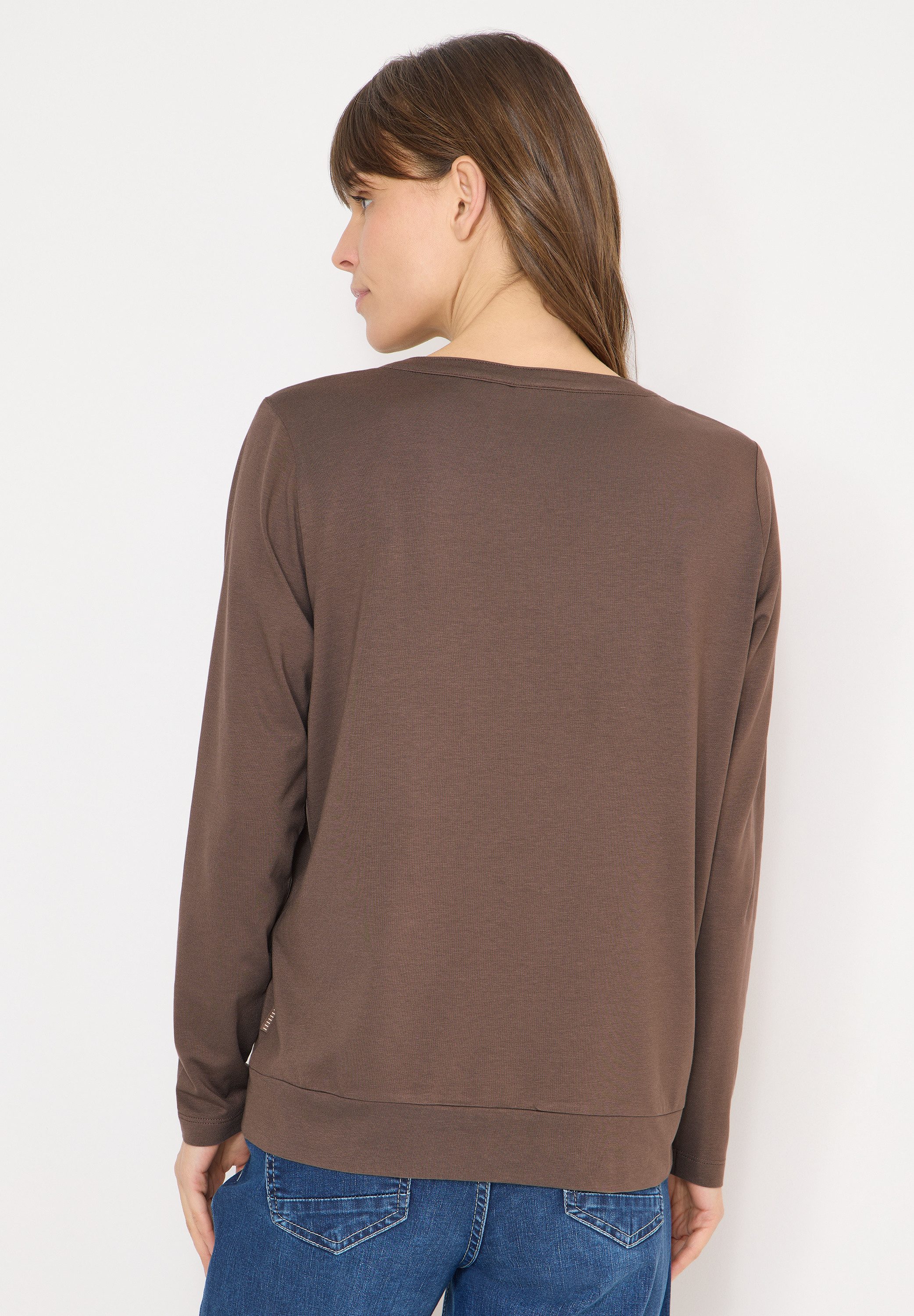 CECIL Langarmshirt im Tunika-Style