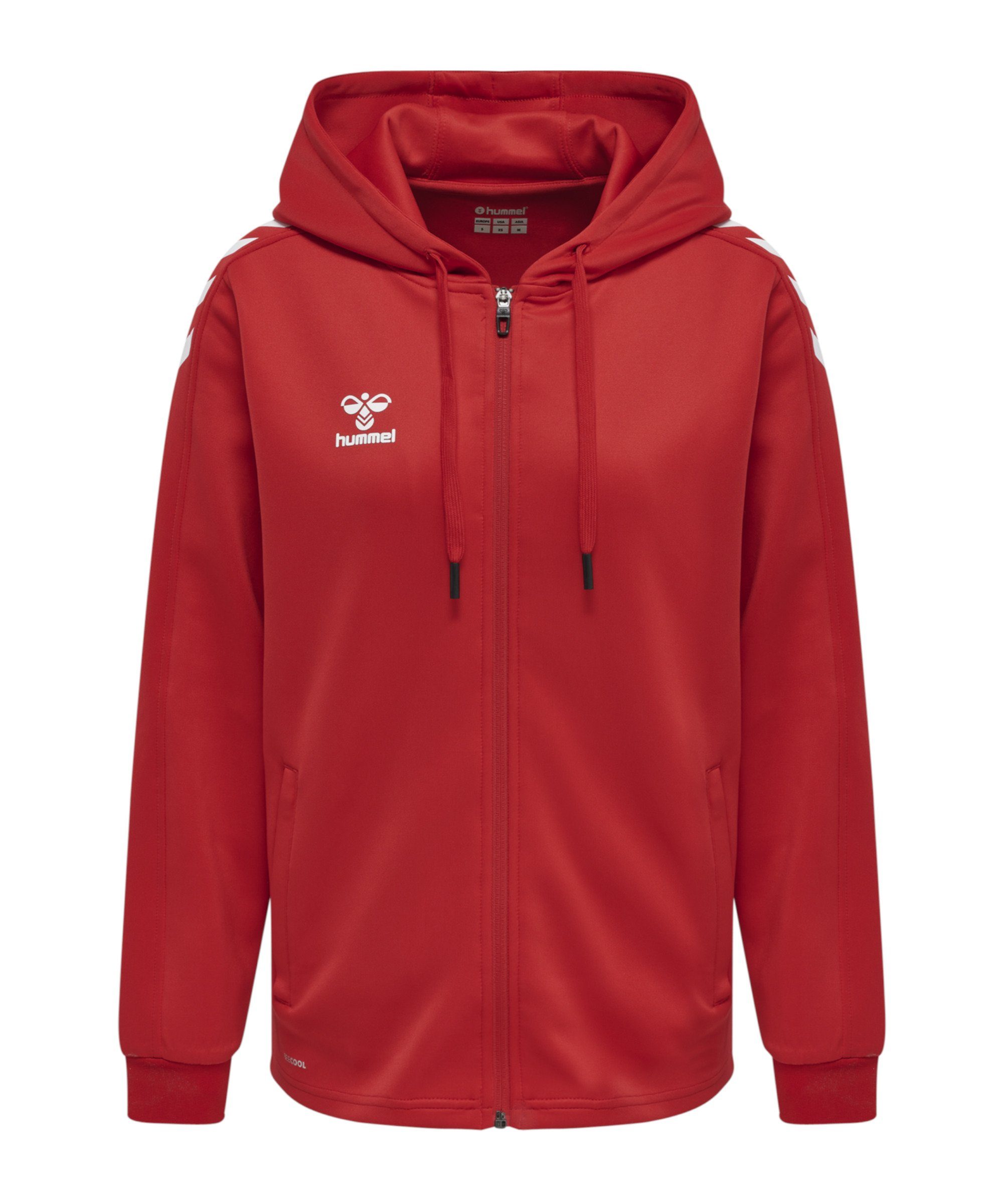 hummel Trainingsjacke Kapuzenjacke hmlCORE XK Damen rot