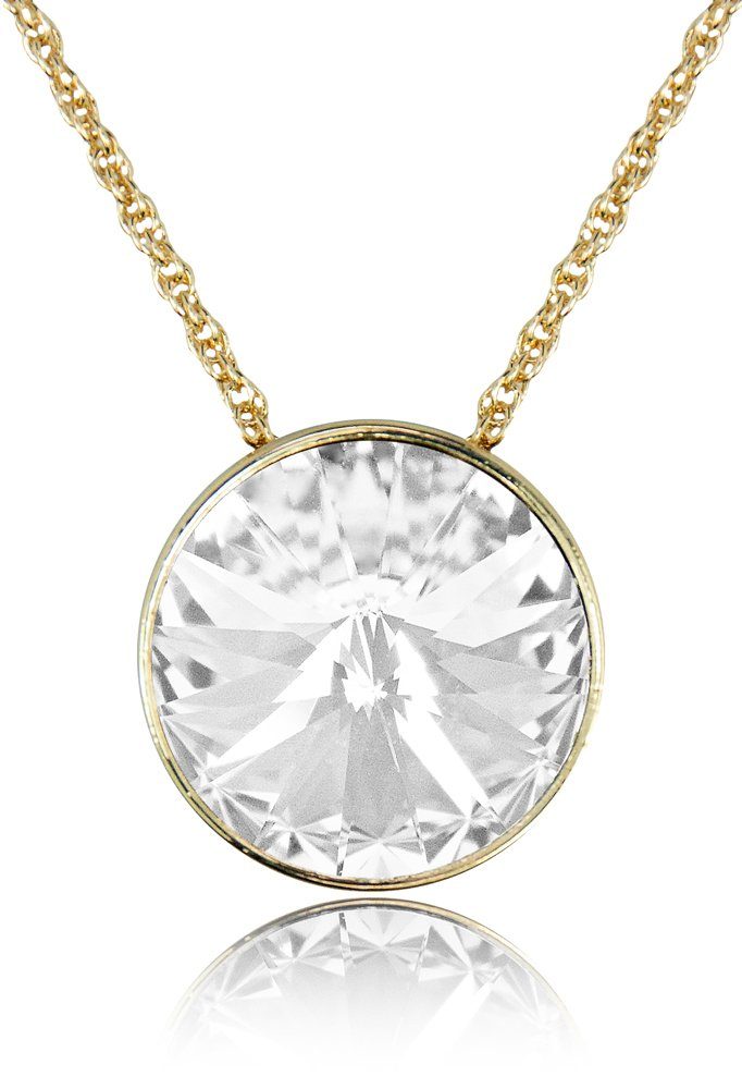 LUISIA® Kette mit Anhänger LUISIA® Halskette 'Sinja' mit Premium Kristallen -