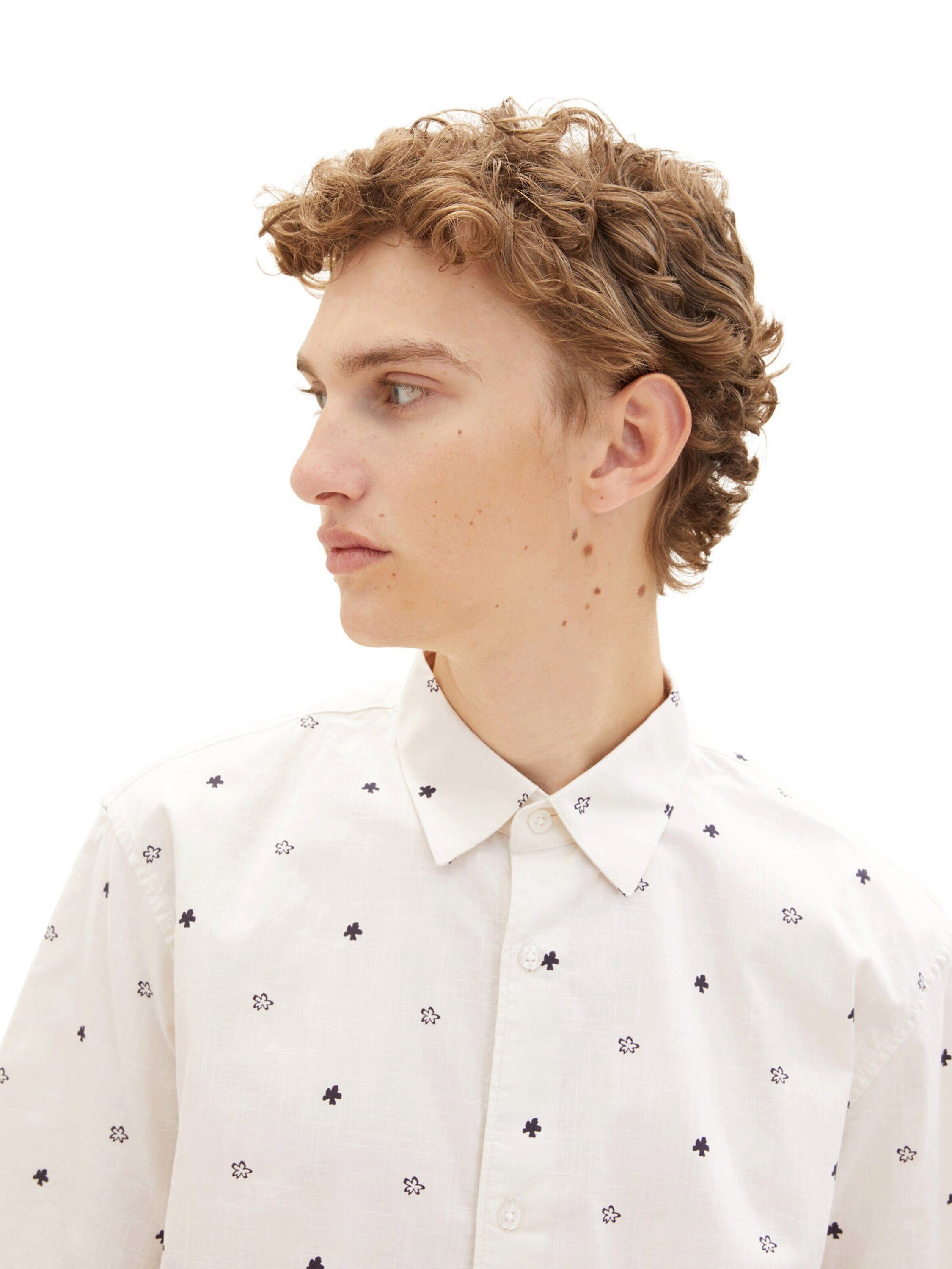 TOM TAILOR Denim Kurzarmhemd (1-tlg)