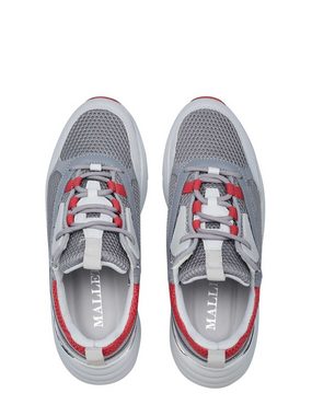 Mallet. Mallet Schuhe grau-rot Sneaker