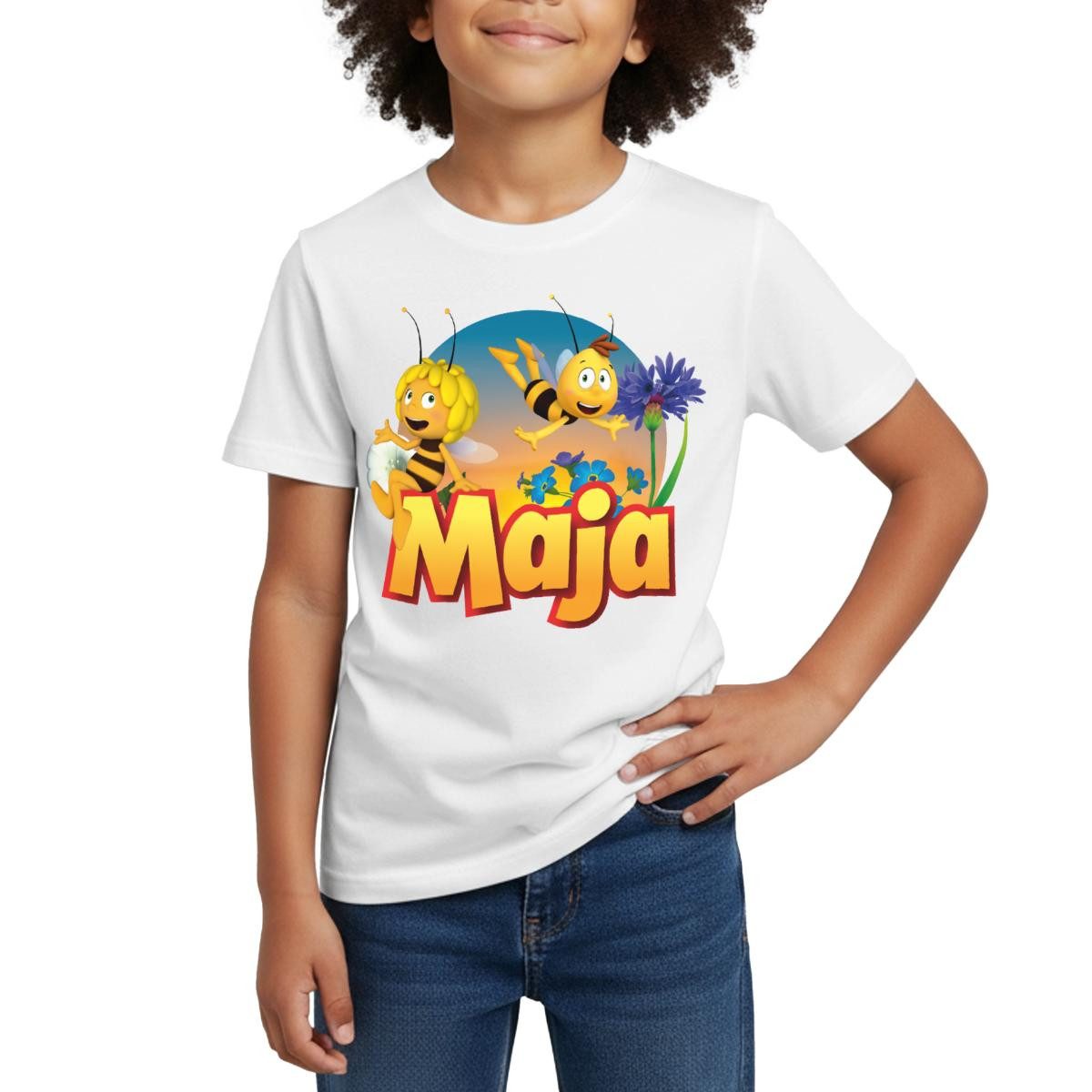 T-Shirt Biene Maja Zusammen mit Willi Kinder T-Shirt