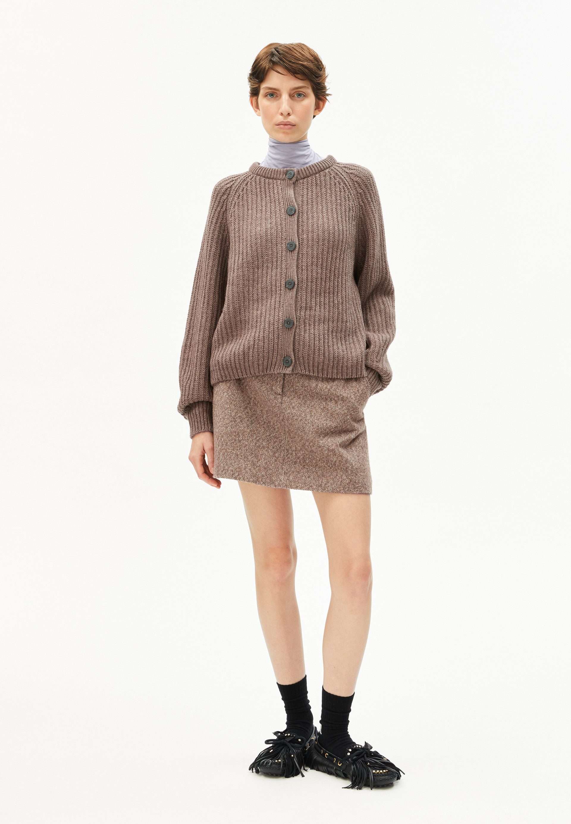 Armedangels Cardigan SELMAA Strickjacke aus Bio-Woll Mix (Loose Fit) günstig online kaufen