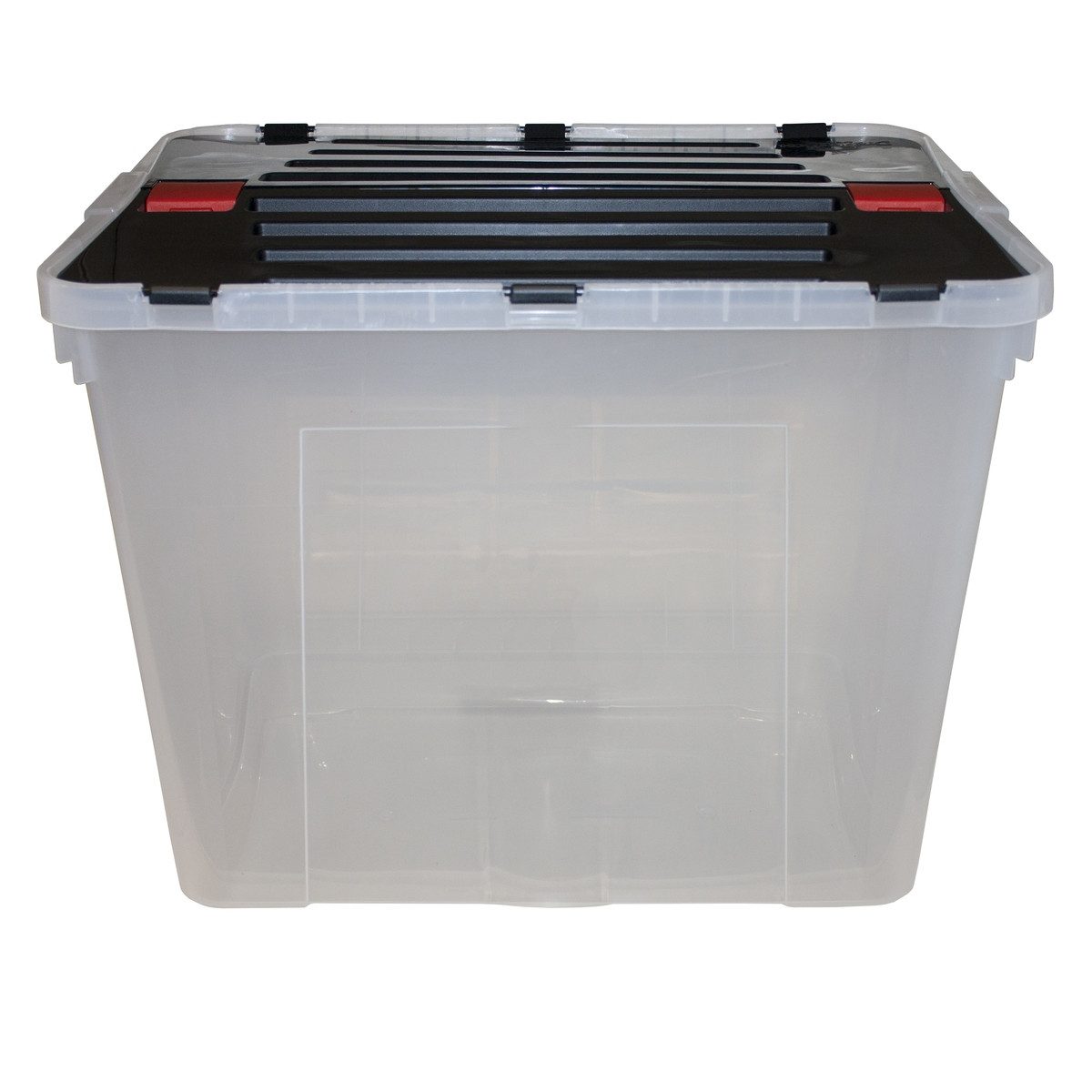 Heidrun Aufbewahrungsbox Aufbewahrungsbox TexBox mit Deckel 30 Liter transparent 31x42x34cm