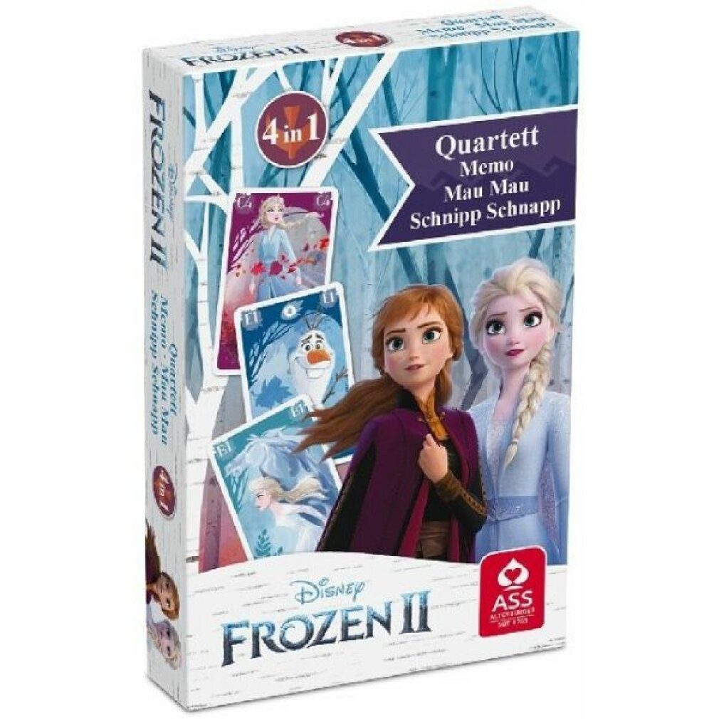 ASS Altenburger Spiel Disney Frozen 2 / Die Eiskönigin - Quartett & Aktionsspiel
