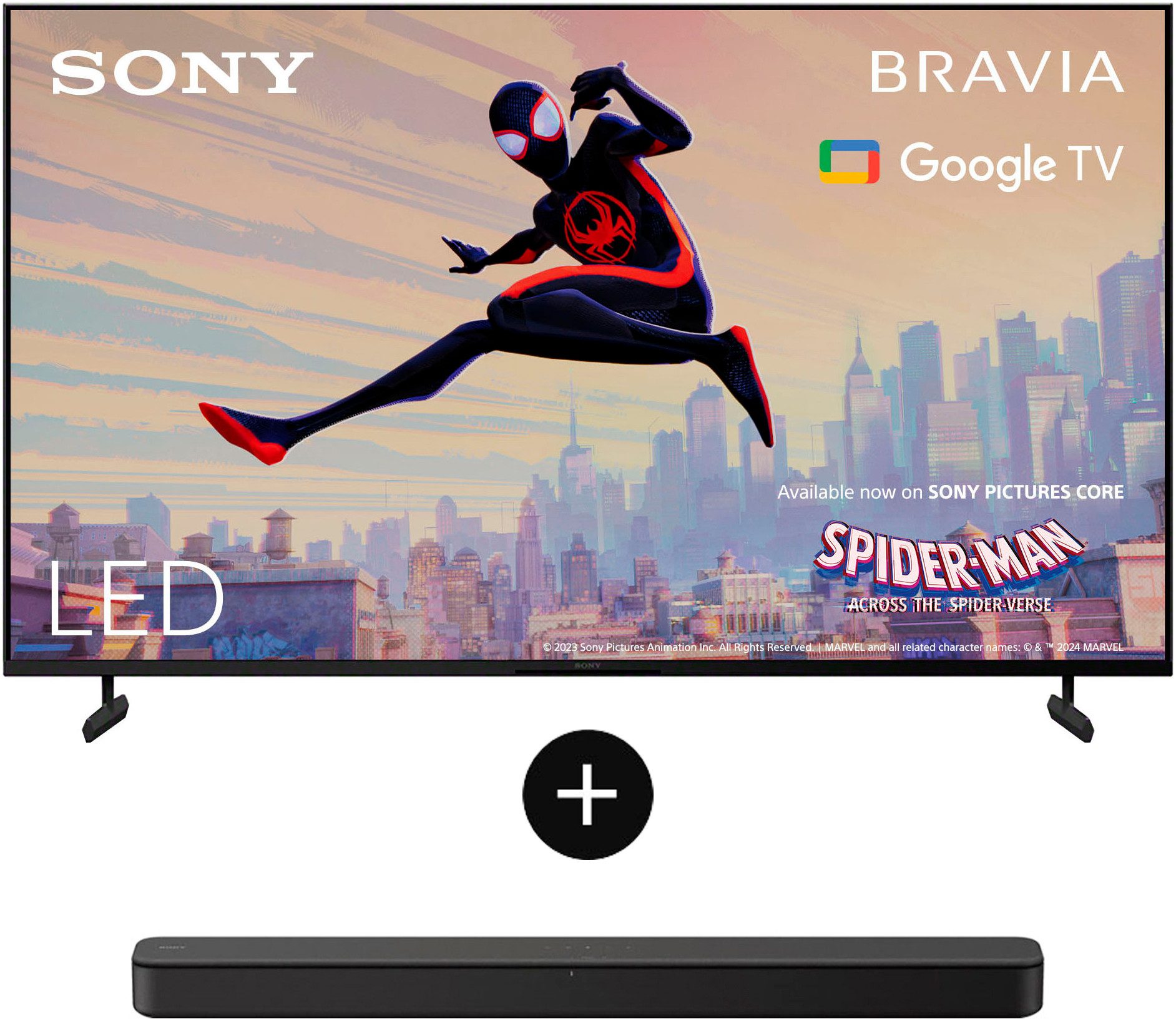 Sony KD-55X80L + HT-SF150 Soundbar LED-Fernseher (139 cm/55 Zoll, 4K Ultra HD, Android TV, Google TV, Smart-TV, BRAVIA CORE, TRILUMINOS PRO, HDMI 2.1, Gaming-Menü mit ALLM)
